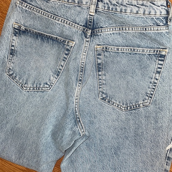 Top shop 28 W x 32 L new with tags Mom jeans Tapered - Picture 5 of 5